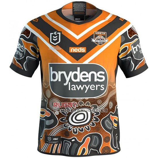 Camiseta Wests Tigers Rugby 2019 Indigena